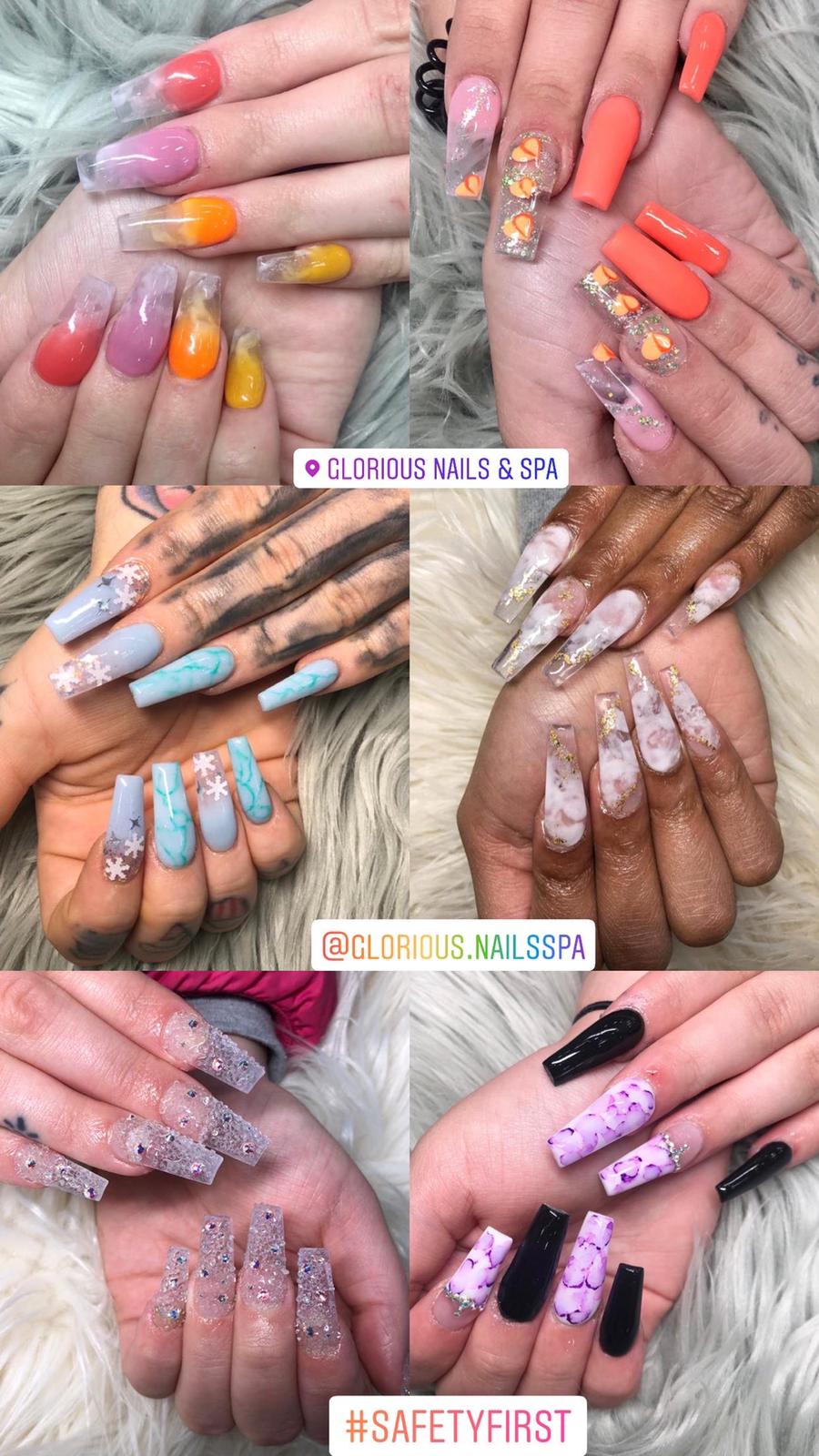 Nail art from Glorious